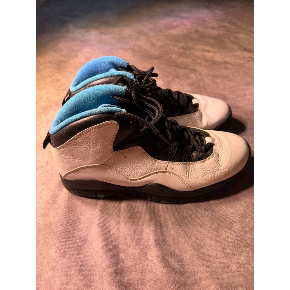 Air Jordan 10 Retro Powder Blue White Black Sneakers 310805-106